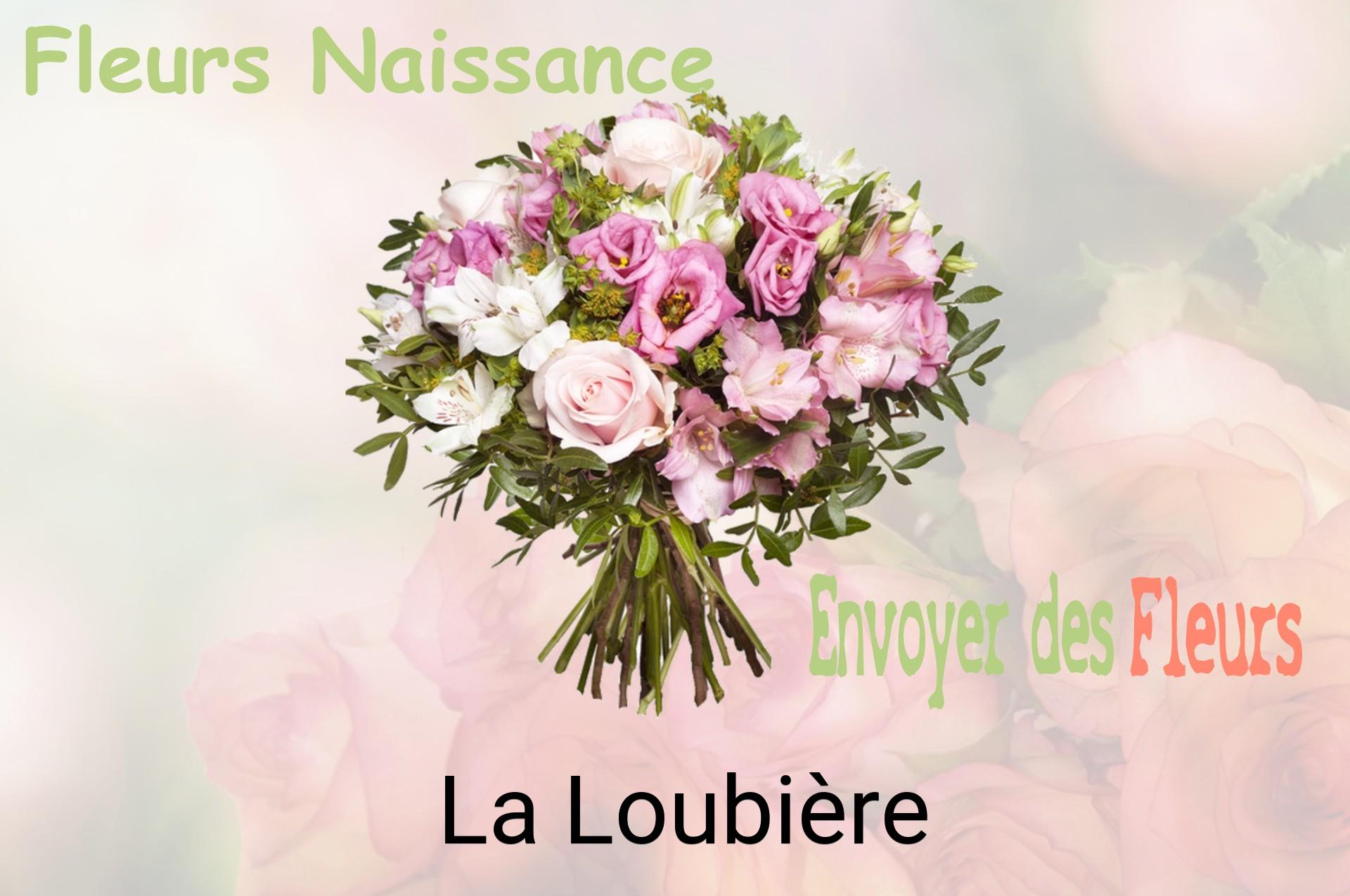 Bouquet de fleurs de naissance livré à La Loubière